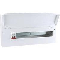 MK Sentry 21-Module 19-Way Part-Populated Main Switch Consumer Unit (491KP)