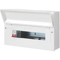 MK Sentry 16-Module 16-Way Part-Populated High Integrity SPD Enclosure Kit Consumer Unit with SPD (366VF)