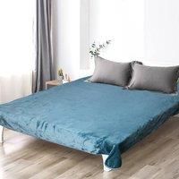 Luxury Faux Fur Mink Fleece Throw Over Bed Sofa Super Soft Warm Cuddly Blanket Throws (King (200 x 240) CM, Teal)