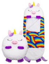 High Street TV Unisex-Youth White Unicorn Childs Sleeping Bag, Large 7+