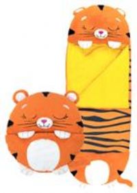 High Street TV Unisex-Youth Tiger Sleeping Bag, Orange, Large