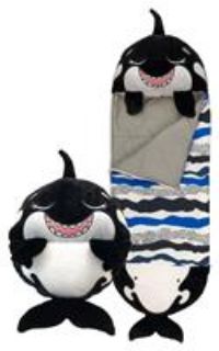 Happy Nappers Black Shark Sleeping Bag - Large