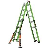 Little Giant Conquest GRP All-Terrain 4-Section 5-Way Fibreglass & Aluminium Mutipurpose Ladder 4.55m (327KA)