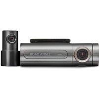 ROAD ANGEL Halo Pro Deluxe Quad HD Front & Full HD Rear Dash Cam with SD card & Hardwiring Kit - Black, Black