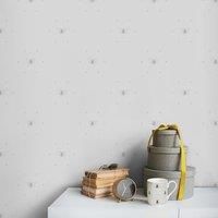 Muriva Sophie Allport Bees/Honeycombs Silhouette Wallpaper - Dark Grey/Pale Grey - 181501