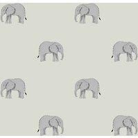 Muriva Sophie Allport Elephant Wallpaper Sage - 181523