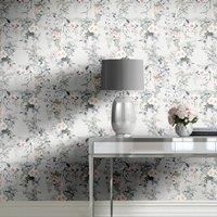 Muriva Lipsy London Ophelia Grey Wallpaper 144082