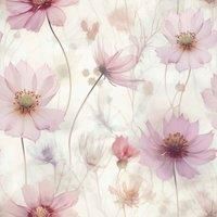 Muriva Lissa Flower Delicate Floral Blossom Pink Metallic Wallpaper 215501