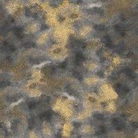 Leopard Rosettes Black/Dark Blue and Gold Glitter Wallpaper - 219501
