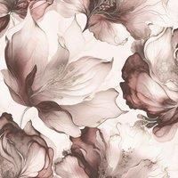 Muriva Elysian Floral Pink 212504 Metallic Feature Wallpaper Modern Design