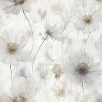 Muriva Lissa Flower Cream Wallpaper 215503 - Nature Garden Flowery Floral Petals