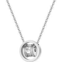 Orbit Pendant And Earrings - Silver