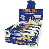 Grenade High Protein, Low Sugar Bar 12x60g OREO WHITE