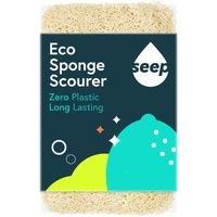 Seep Compostable Sponge with Scourer - 1 Sponge (Pack of 2)