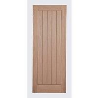 Unfinished Oak Wooden Cottage Internal Door 1981mm x 305mm (819FA)