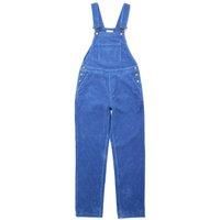 Adult Blue Chunky Cord Dungarees S (UK 8/10)