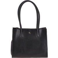 Vegetable Tanned Real Leather Two Section With Mid Purse Bag
