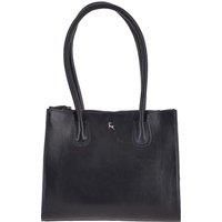Vegetable Tanned Real Leather Two Section With Mid Purse Bag