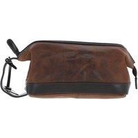'Lou' Real Leather Wash Bag