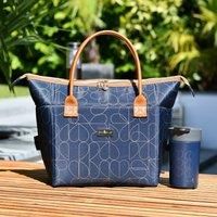 Beau & Elliot 'Navy' Convertible 2 In 1 Insulated Picnic Lunch Bag