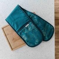 Botanicals Double Oven Gloves Sage Green