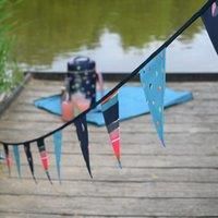 Beau & Elliot Confetti Mini - Decorative Reuseable Bunting (6M) 15 Flags