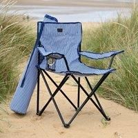 Three Rivers Camping Chair with Carry Bag, Blue