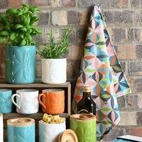 Beau & Elliot Carnaby Tea Towel Set Of 2 Bloom/Petal, Multi