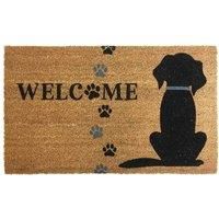 Gainsborough Welcome Pawprint Doormat 75 X 45Cm