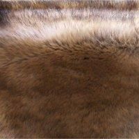 Luxury Faux Fur Brown Tip Dye 180 X 60Cm