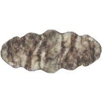 Luxury Faux Fur White Tip Dye 180 X 60Cm