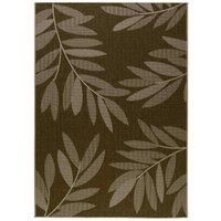 Duo Weave Indoor/Outdoor Rug Trailing Leaves Beige 170 X 120Cm