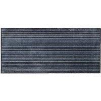Washamat Mayfair Recylon Stripes Mat 150 X 67Cm - Blue