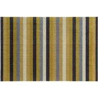 Washamat Recylon Design Ochre Stripe Mat 75X50Cm