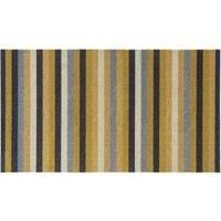 Washamat Recylon Design Ochre Stripe Mat 120X67Cm