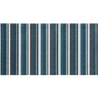 Washamat Recylon Design Teal Stripe Mat 120X67Cm