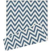 Duo Weave Indoor/Outdoor Rug - Chevrons Ocean - 160x230cm