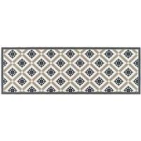 Washamat Washable Indoor Runner 150x50cm Beige Tile