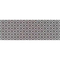 Washamat Washable Indoor Runner 150x50cm Diamond Tile