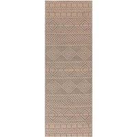 Washarug Washable Jute Runner 60x180cm Aztec