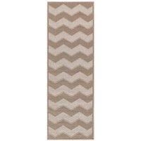 Washarug Washable Jute Runner 60x180cm Chevron