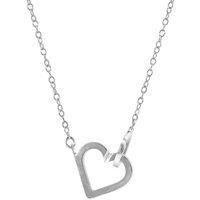 Little Heart Link Paradise Silver Necklace Pendant
