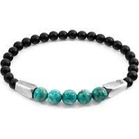 Hukou Silver and Stone Bracelet