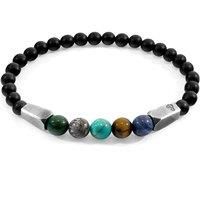 Hukou Silver and Stone Bracelet