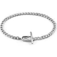 Florence Twist Silver Chain T-Bar Bracelet