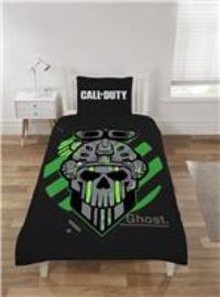 Call of Duty Black and Grey Kids Bedding Set - Single