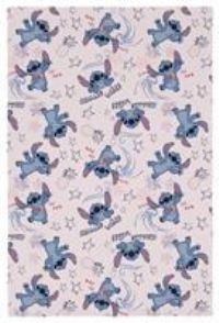 Disney Stitch FLeece Blanket - Blue & Pink