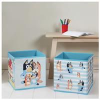 Bluey Twin Pack Storage Cube Official Licensed Product Birthday  Xmas Gift