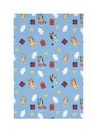 Bluey Christmas Fleece Throw - Blue - 150x100cm
