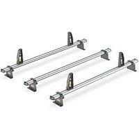 Van Guard 3 ULTI Roof Bars + 4 load stops for Vauxhall Movano 2022-Onwards | L1, L2, L3, L4 | H1, H2, H3 | VG245-3